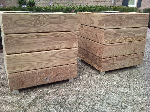 Beste Vanjanneman - Bloembakken van hout, buiten plantenbakken, houten SL-13